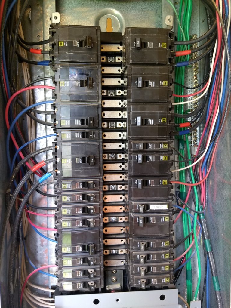3-Phase Sq-D Electrical Panel